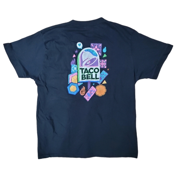TACO BELL Company Uniform Employee Shirt Short Sleeve - Picture 1 of 4